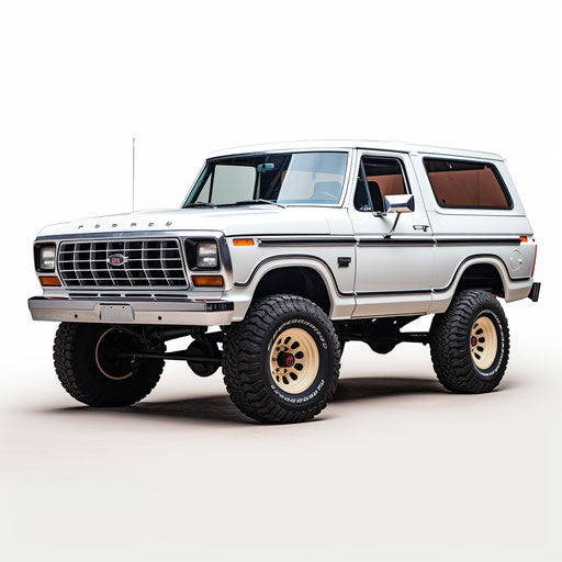 Ford Bronco Sport Classic White background