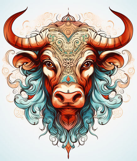 Bull tattoo design