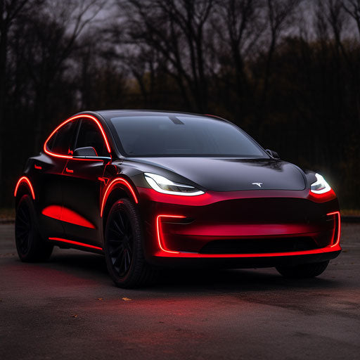 Optical tuning of Tesla model y