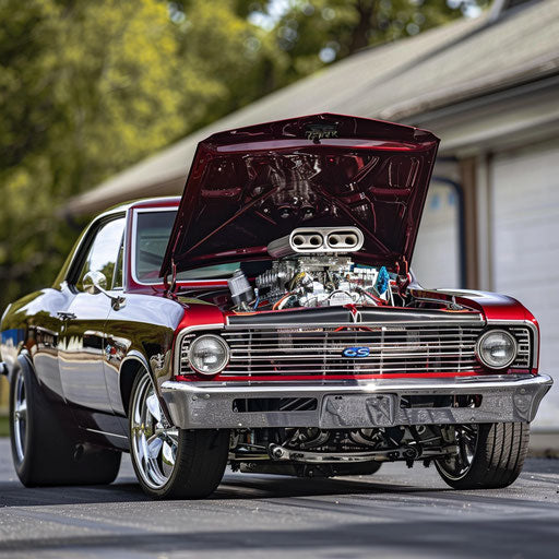 1967 Chevy Bel Air for Drag Race with Engine Upgrade