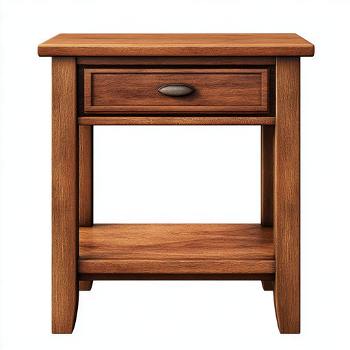 Realistic clipart of an End Table, high resolution, isolated