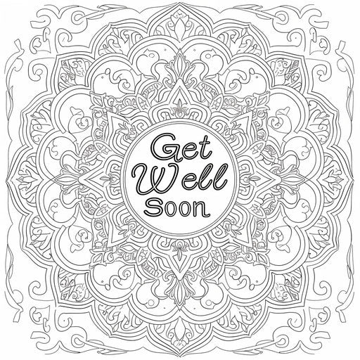 Explore & Learn: Get Well Soon Coloring Pages for Kids