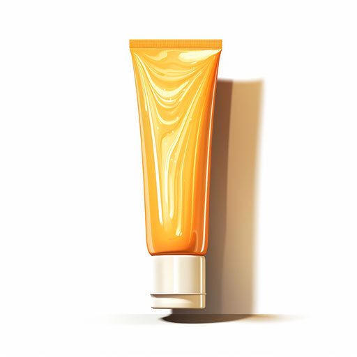 Sunscreen illustration in the style of Chiaroscuro Art