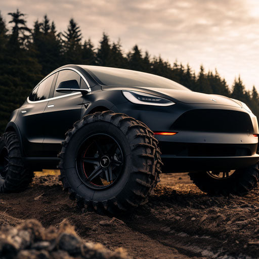 Bigfoot tires for Tesla Model Y