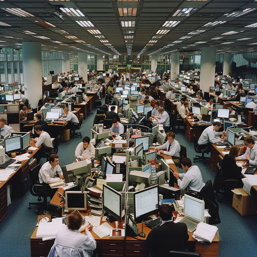 Payday hustle at a bustling company