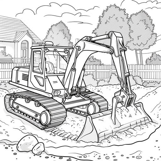 Bulldozer at the playground