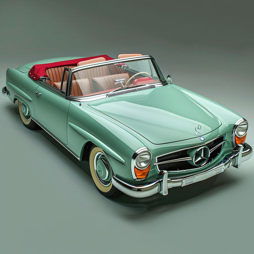 Classic Mercedes Benz convertible