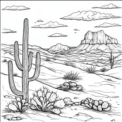 Landscape Coloring Pages For Adults Coloring Fun for All