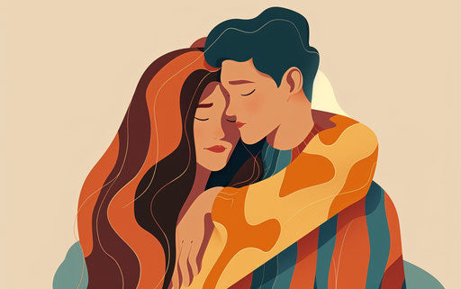 Subtle embrace in a youthful and rounded style