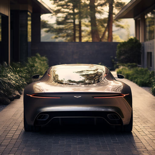 Rear view aston martin dv5