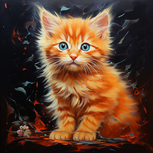 orange cat kitten