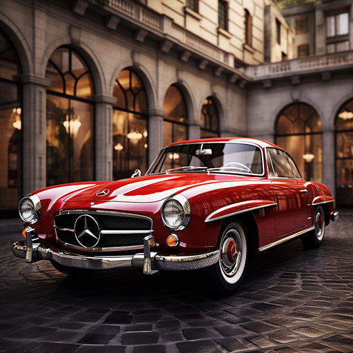 Classic Retro-Mod Mercedes Benz