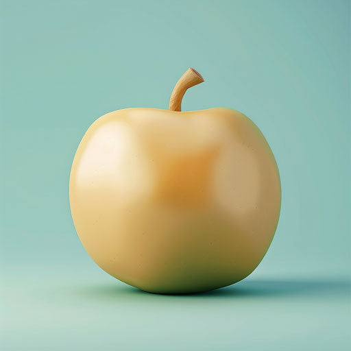 Hyperrealistic obesity clipart on flat, serene aqua background