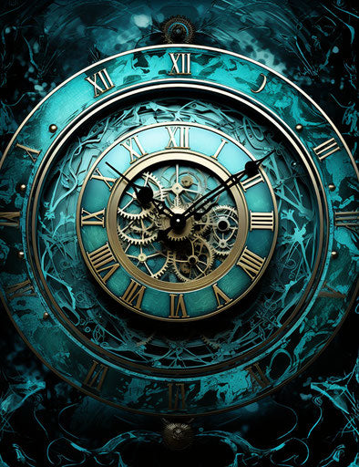 Clock wallpaper cf039's, transcendental dreaming style