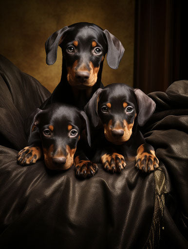 Doberman pups, the dog breed I longed for as a pup