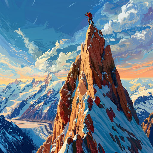 Epic ascent of Mont Blanc