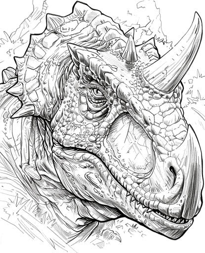 Dinosaur coloring pages for adults free download