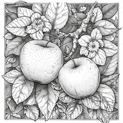 Learning Through Apple Coloring