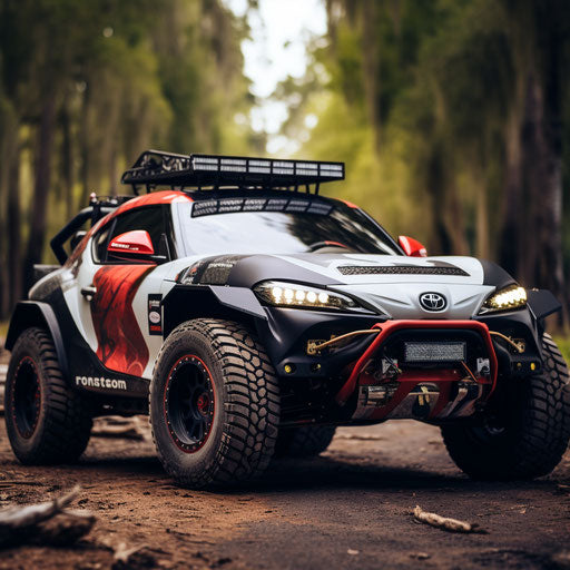 Rally version of mark 4 supra with off-road tweaks