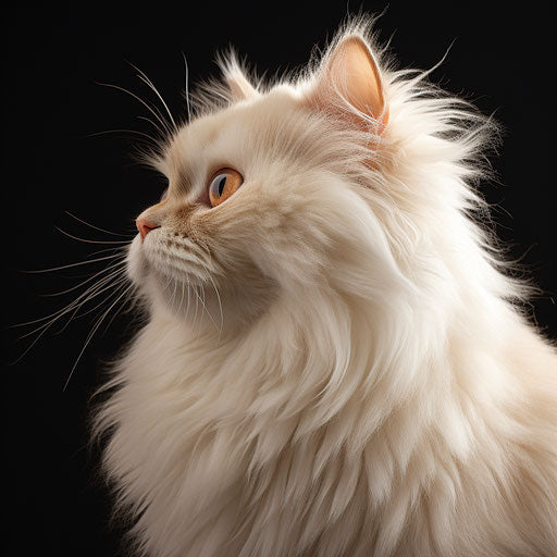 Himalayan cat in profile