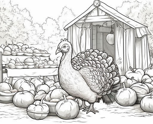 With mashed potatoes and turkey coloring pages printable, in the style of George Digalakis, Roa, Christcore, Kerem Beyit, Carnivalcore, prehistoric, Dansaekhwa 31:25