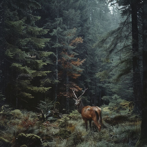 Wildlife thriving in the dense forests of the Eiger