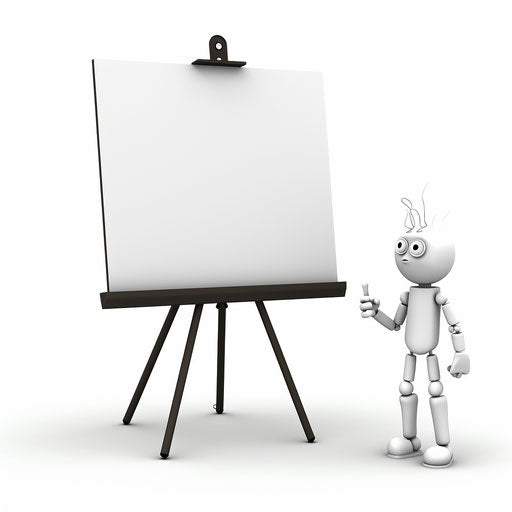 White board illustration in the style of Chiaroscuro Art