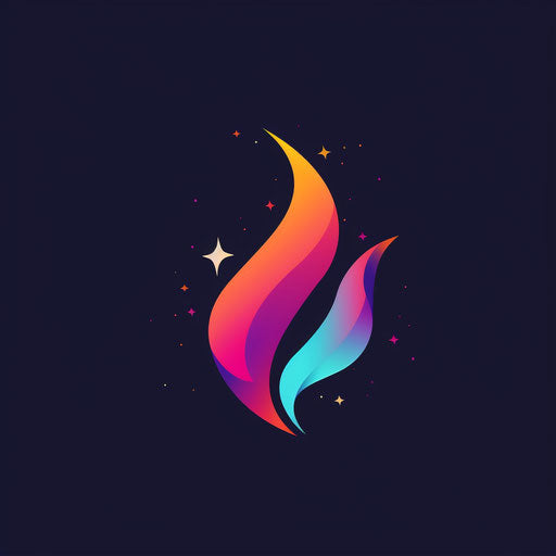 Symbolic spark of innovation for brand name