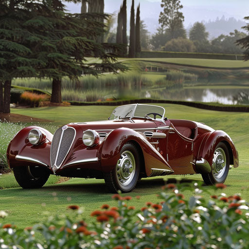 Classic 1930s sports car