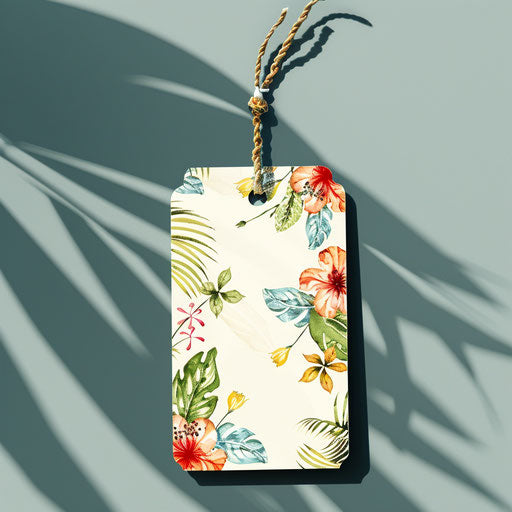 Photo realistic tag clipart with random vintage filter