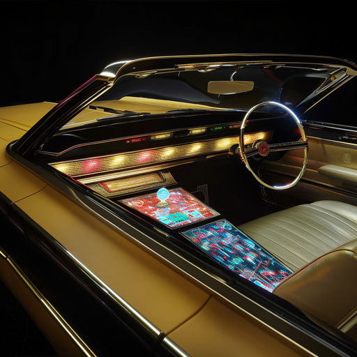 1967 Chevy Bel Air concept with holographic displays and AR windshield