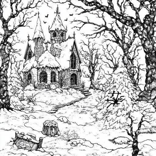 Educational Gothic Coloring Pages - Sheets to Color