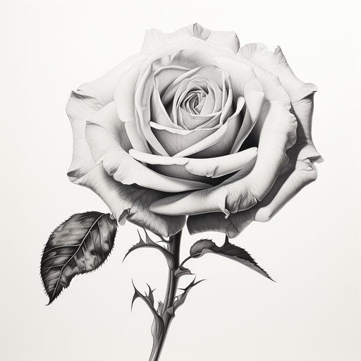 Black and white flower drawing from topoftheline pencil free smudge for rose