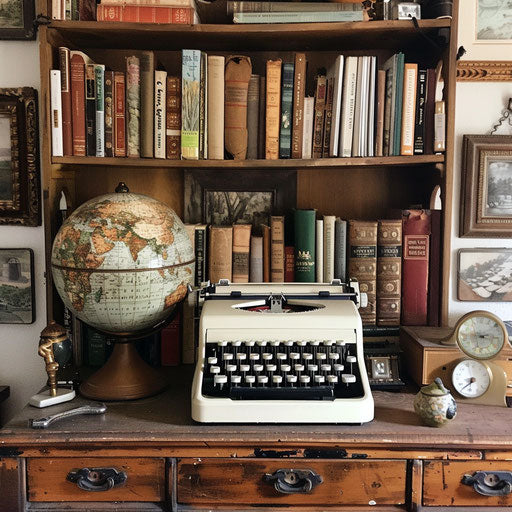 Vintage-inspired home office