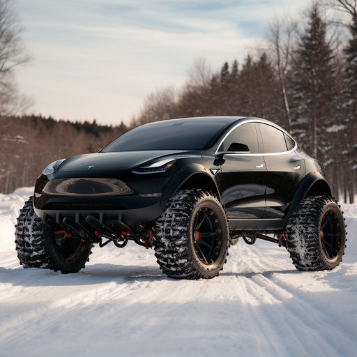Fat tires for Tesla Model Y