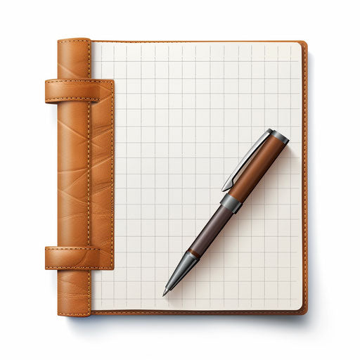 Agenda clipart in a photo realistic style on white background