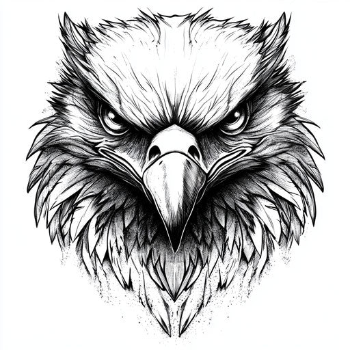 Eagle Chest Tattoo Tattoo Vector Art