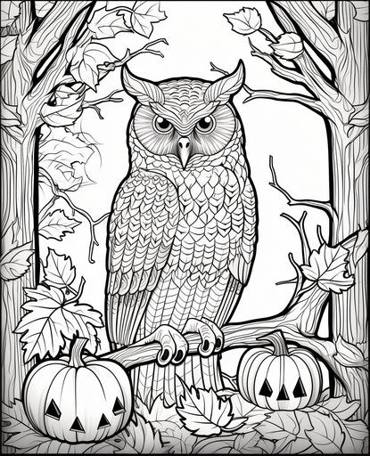 Dive into Halloween Coloring Pages - Artistic Activity