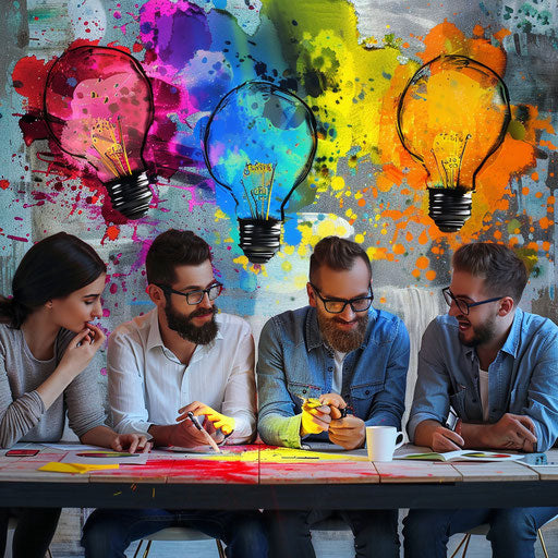 Creativity of an advertising team during a pitch