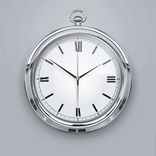 Flat metallic backdrop highlights realistic agenda clipart