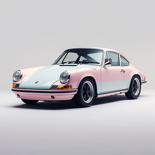 Classic pastel colors porsche 911 carrera