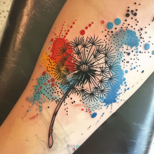 Dandelion Tattoo Design Pack