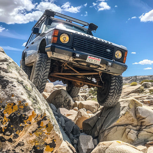 Modified vehicle for rock crawling in 1994