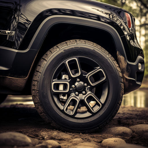 Wheel and tire upgrades on the jeep renegade classic