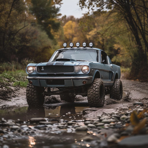 Rugged off-road Ford Mustang GT Shelby Classic