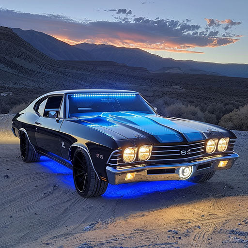 Chevrolet Chevelle SS transformed into electric vehicle with high-performance battery and advanced infotainment system