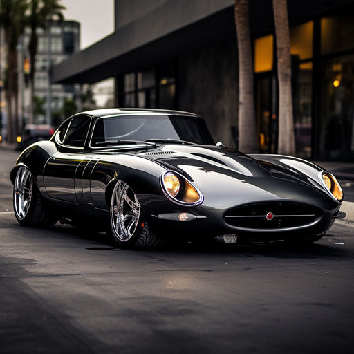 Jaguar type car on Street Rod