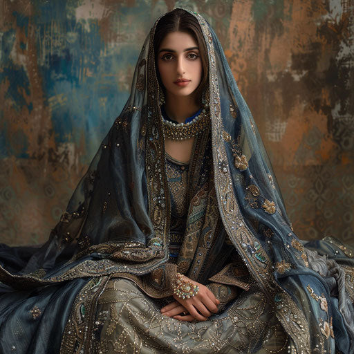 Tejab Khada Sharara Suits for Women, Explosive Pigmentation