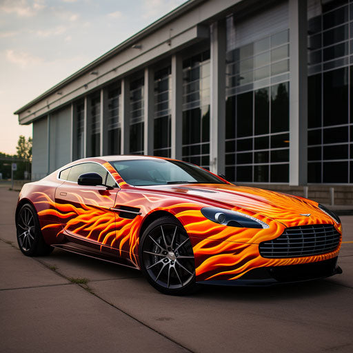 Aston Martin DV5 Flame Decals