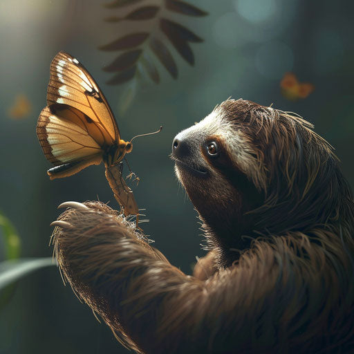 Contrast between speed and stillness